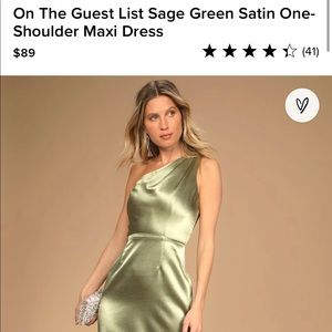 Green formal dress Lulus